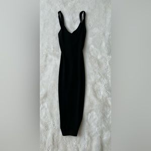 Zara sexy skinny black evening dress